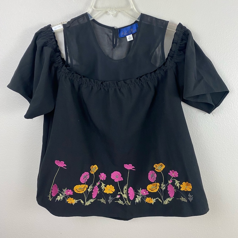 Francesca's Floral Boho Top